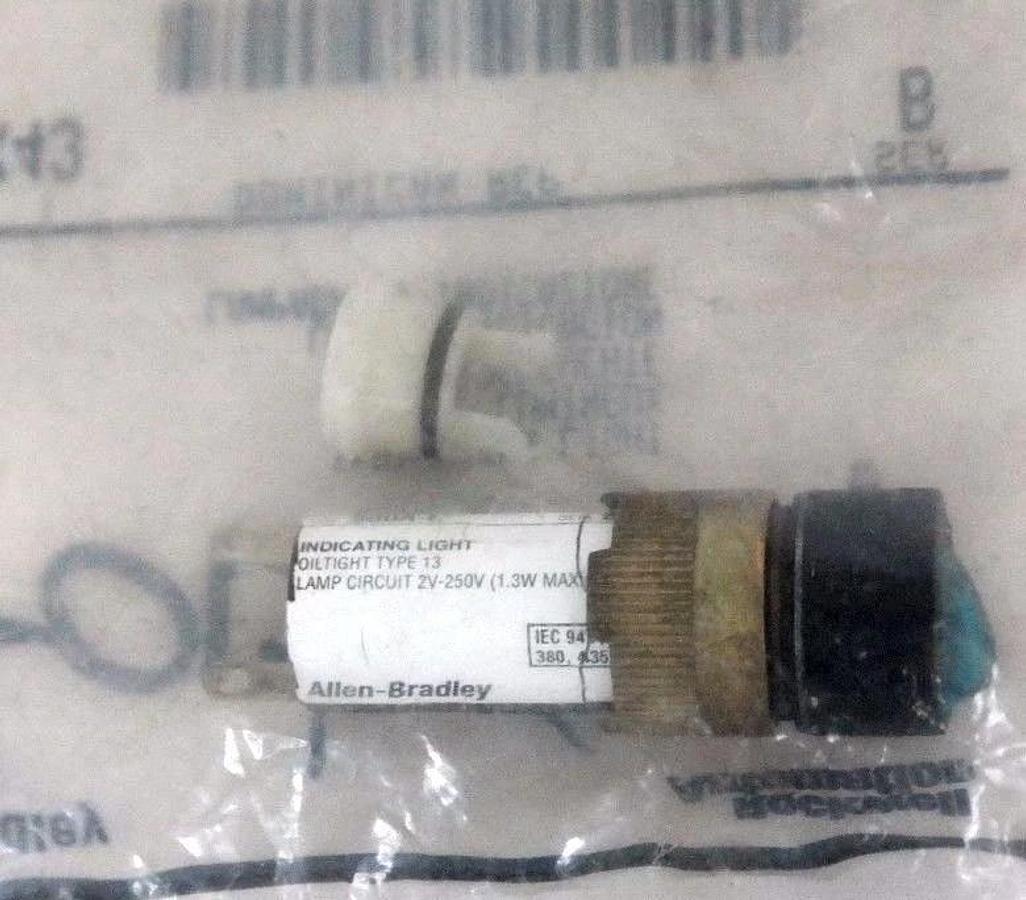 Used NEW ALLEN BRADLEY 800A-NX43 INDICATING LIGHT 800ANX43, SER. B