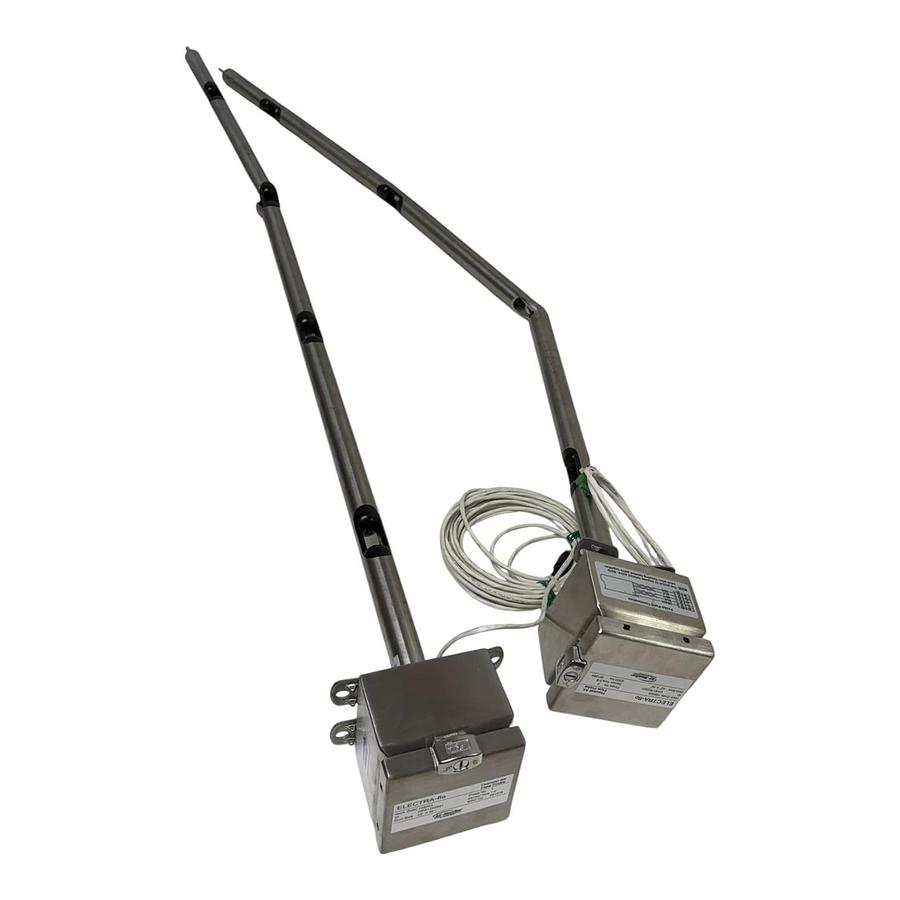 Used Air Monitor ELECTRA-flo Thermal Air Flow Probe Pair Lot of 2 Bent Parts Only