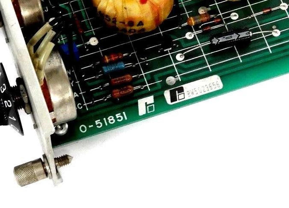Used RELIANCE ELECTRIC 0-51851 REGULATOR CONTROL BOARD 051851