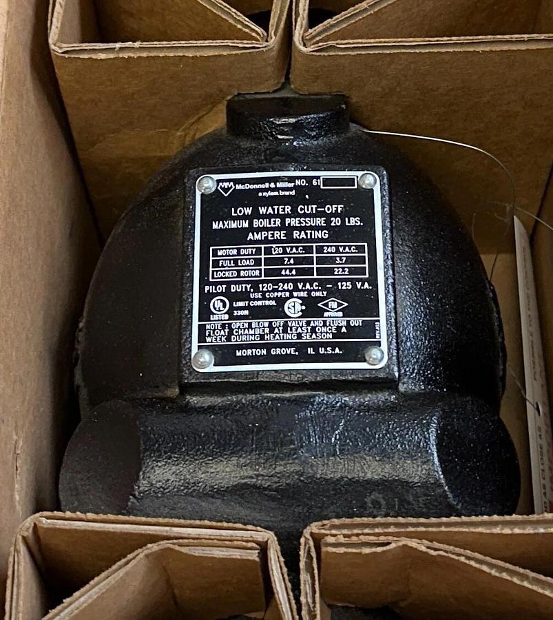 XYLEM McDONNELL & MILLER 140100 / SERIES 61 LOW WATER CUT-OFF 120-240VAC NSMP