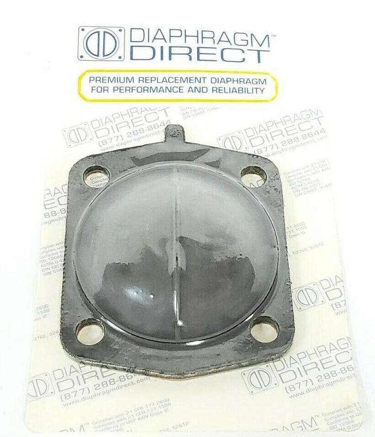 Used NIB DIAPHRAGM DIRECT DD20-IE DIAPHRAM SIZE: 2'' / DN 50 MAT: EPDM, STEAM RESIST.