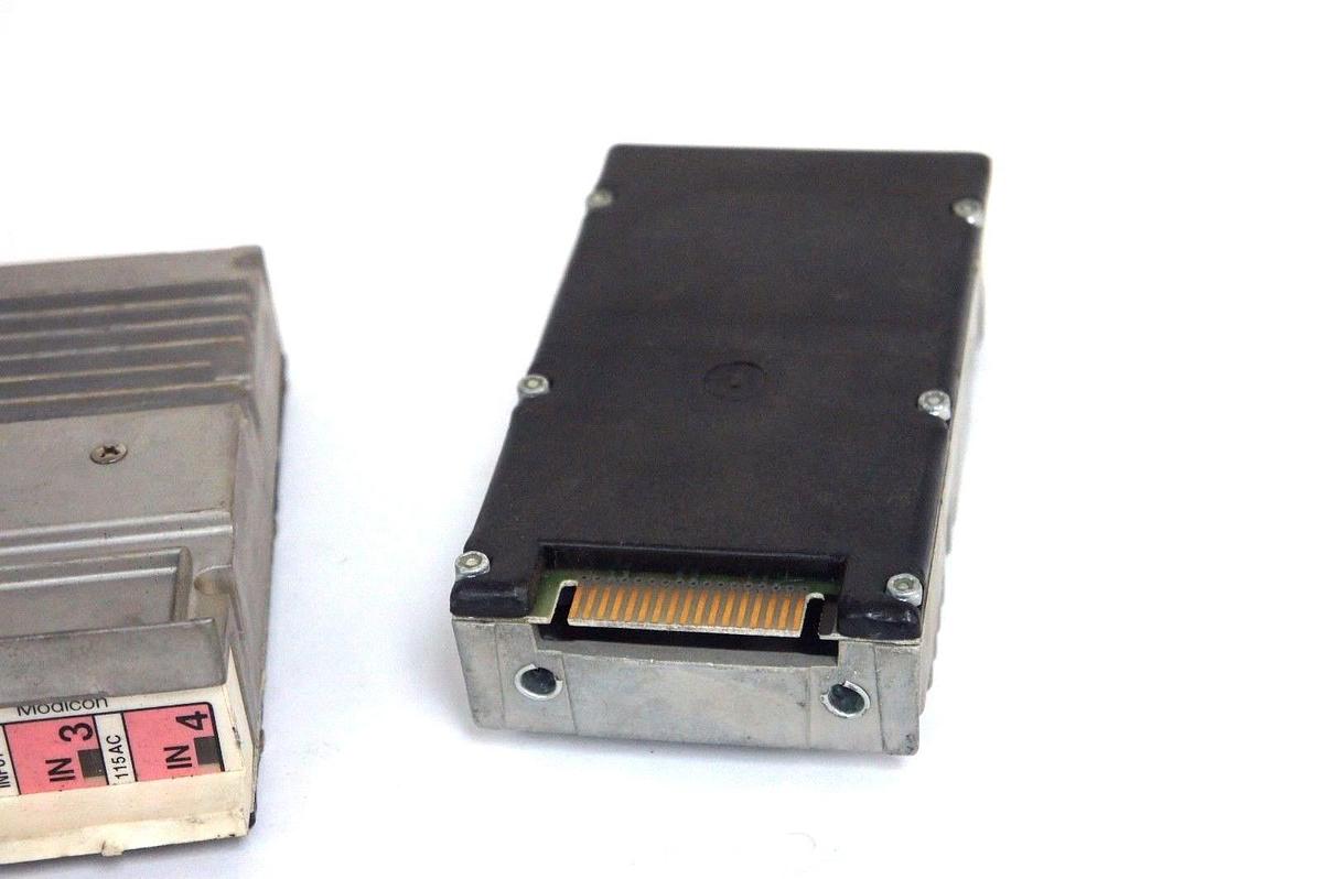Used LOT OF 4 GOULD MODICON B551 INPUT MODULES 115V AC
