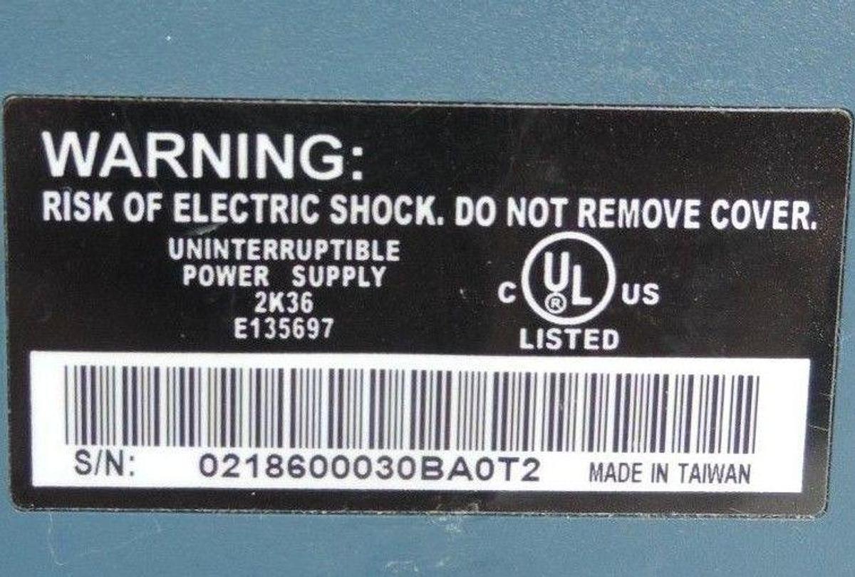 Used SOLA HEVI-DUTY S2350 UNINTERRUPTIBLE POWER SUPPLY UPS, 350VA / 210W 5-15 MIN.