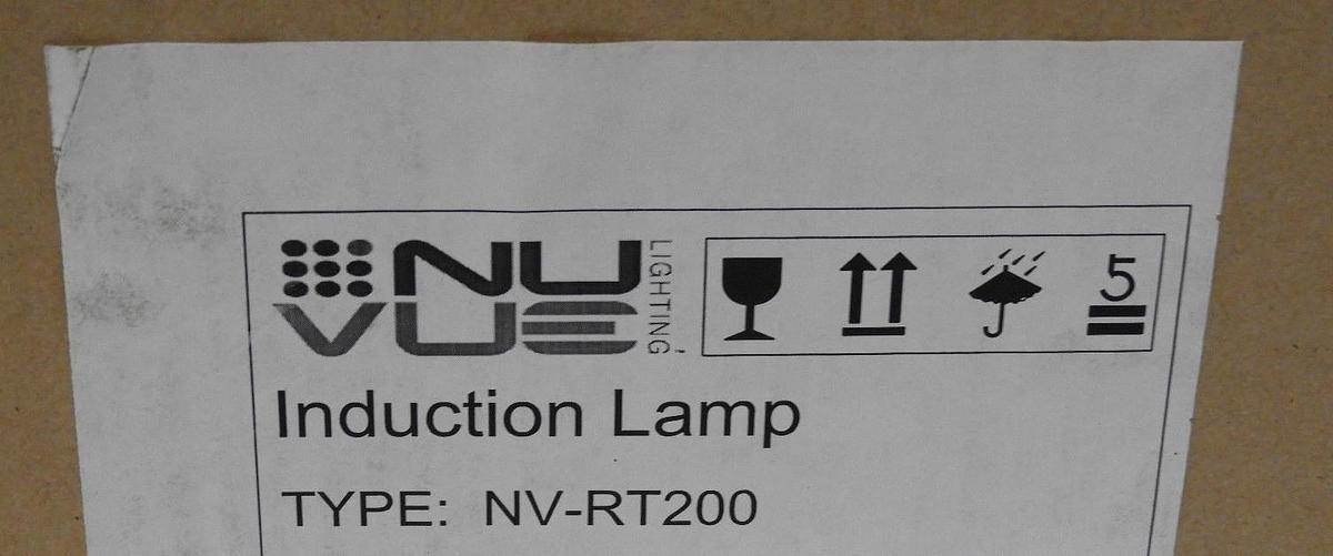 Used NEW NU VUE NV-RT200 ROUND TUBULAR INDUCTION LAMP 200 WATTS, 16000-170000 LUMENS
