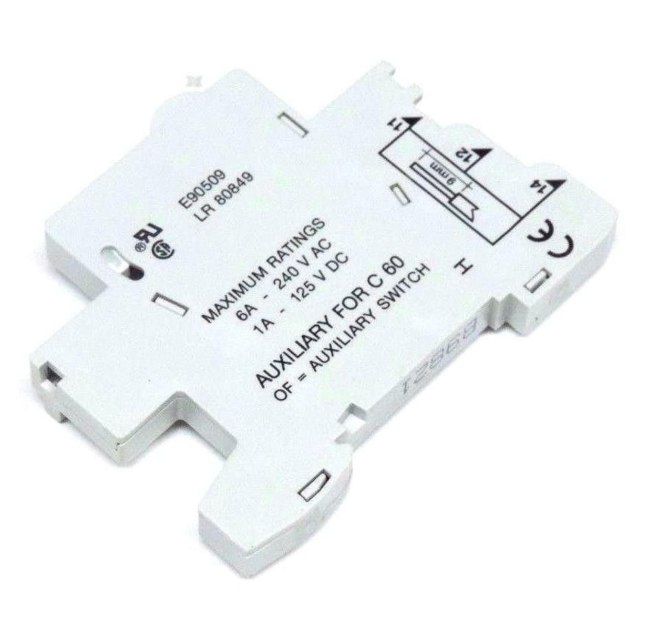 Used NIB SQUARE D MG26925 AUXILIARY SWITCH FOR C60N 3AMP 12-277VAC 12-125VDC