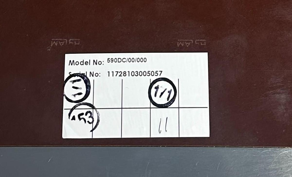 Used PARKER EUROTHERM 590DC/00/000 590 DIGITAL SERIES DRIVE TYPE 570 35A 480VAC USNP
