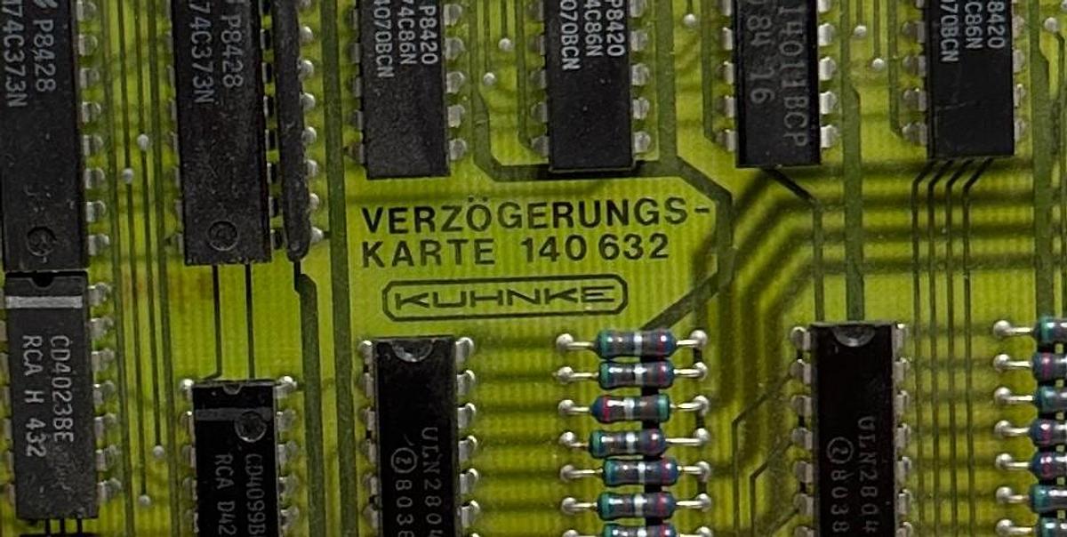 Used KUHNKE 140 632 / 140632 OEM DELAY CARD / MODULE USNP