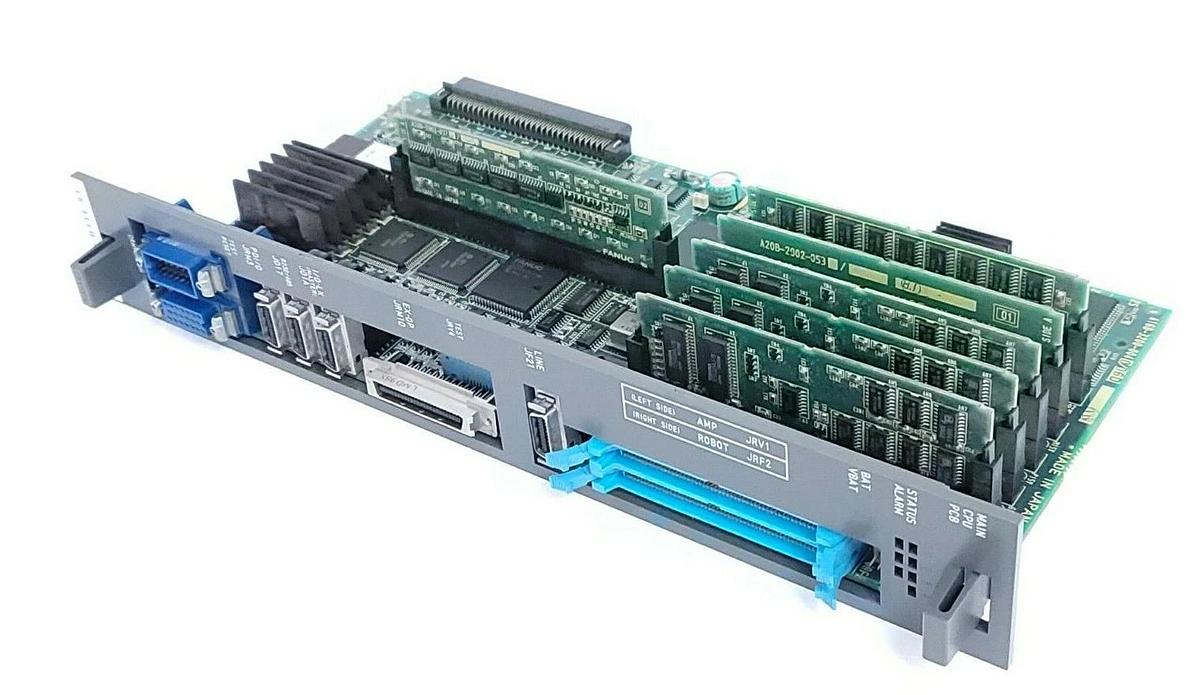 Used FANUC A16B-3200-0400/06D MAIN CPU BOARD A16B-3200-0400 W/ DAUGHTER BOARDS