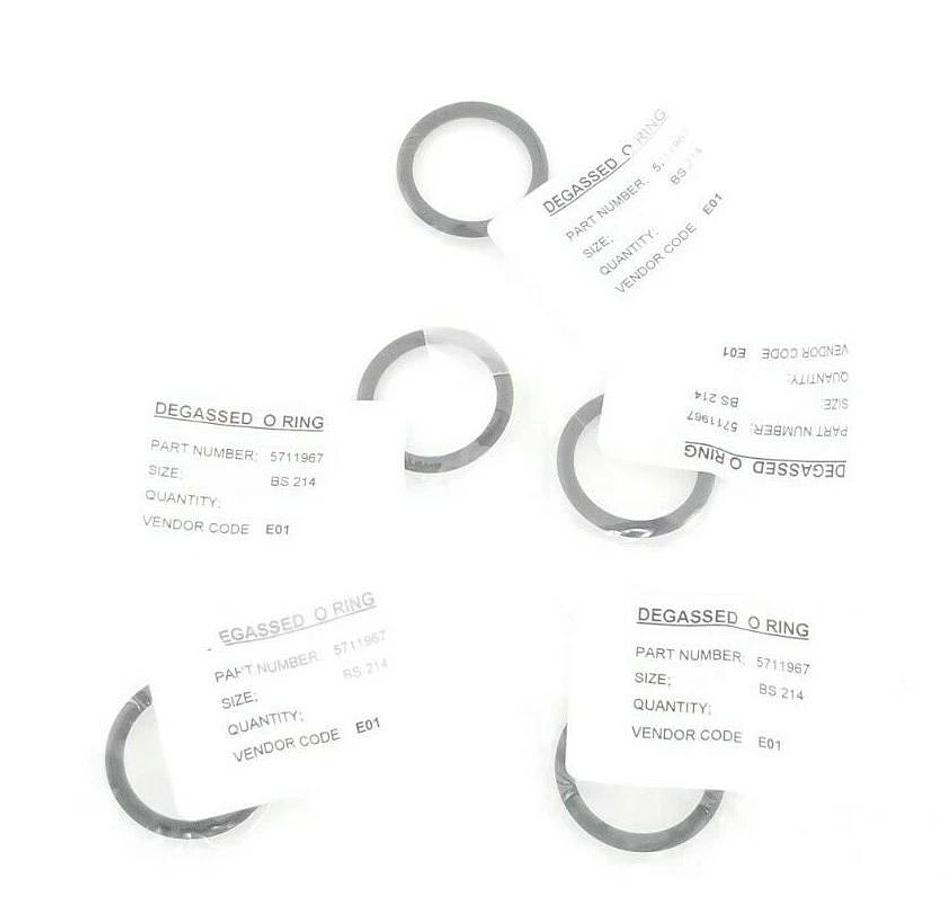 Used LOT OF 5 NEW WATERS 5711967 O-RINGS SIZE: BS214