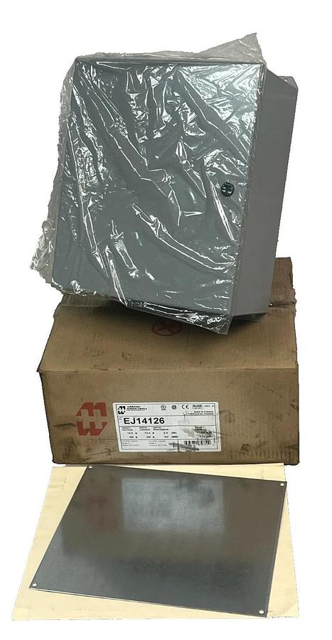 Hammond EJ14126 Eclipse Junior Enclosure 14x12x6 NEMA 4 12 13 Steel