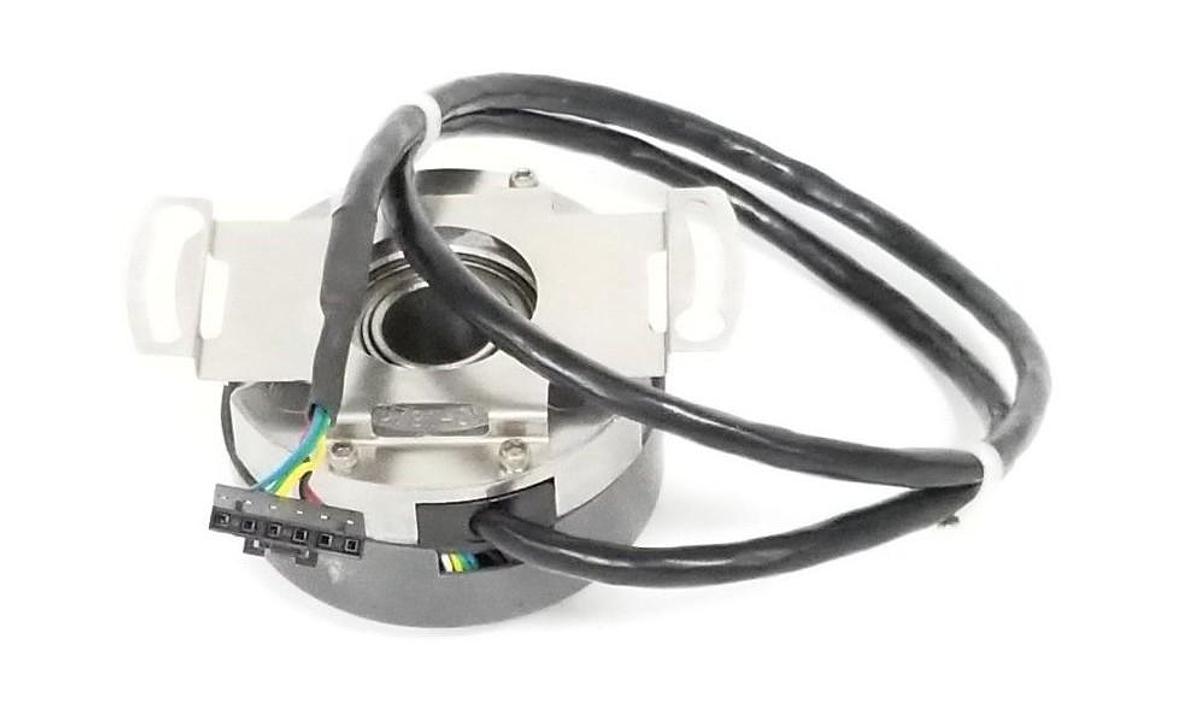 Used RENCO ENCODERS INC. 682-082-01 ENCODER THROUGH SHAFT 27-106-575