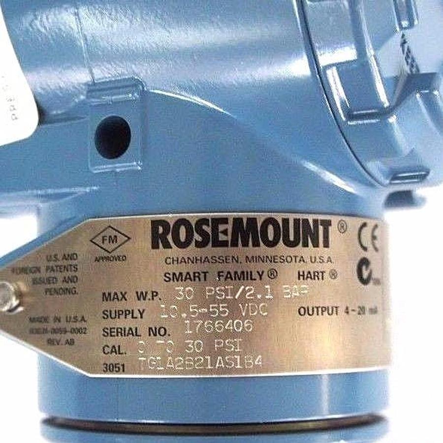 Used NEW ROSEMOUNT 3051TG1A2B21AS1B4 PRESSURE TRANSMITTER 1199WNA95SSCW50LA00