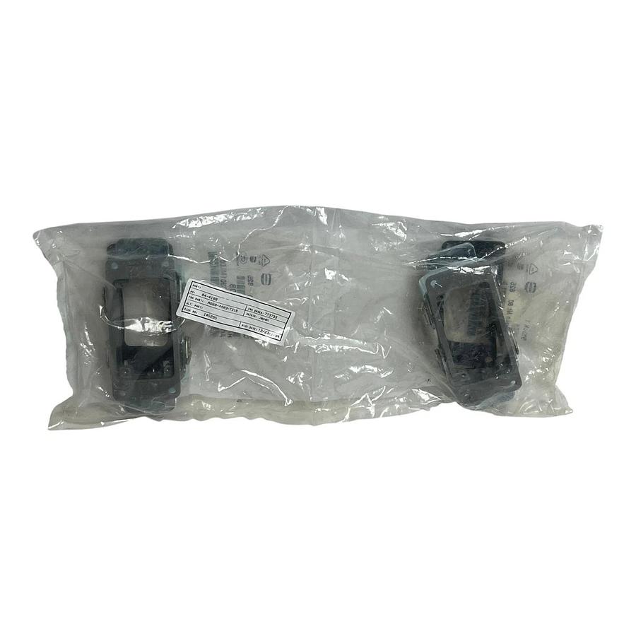 Used Lot of 2 Harting Han 10B AGG QB 09300100301ML00 Bulkhead Connector Base New