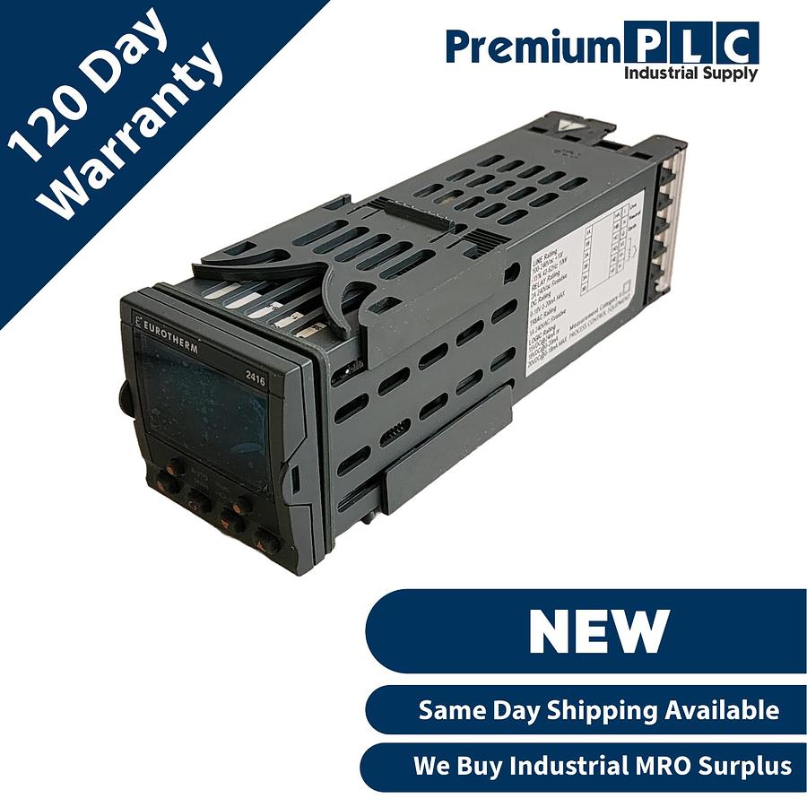 Used NEW EUROTHERM 2416 TEMPERATURE CONTROLLER 2416/VC/VH/TU/TW/DB/2XX/ENG/A/0/1000/F