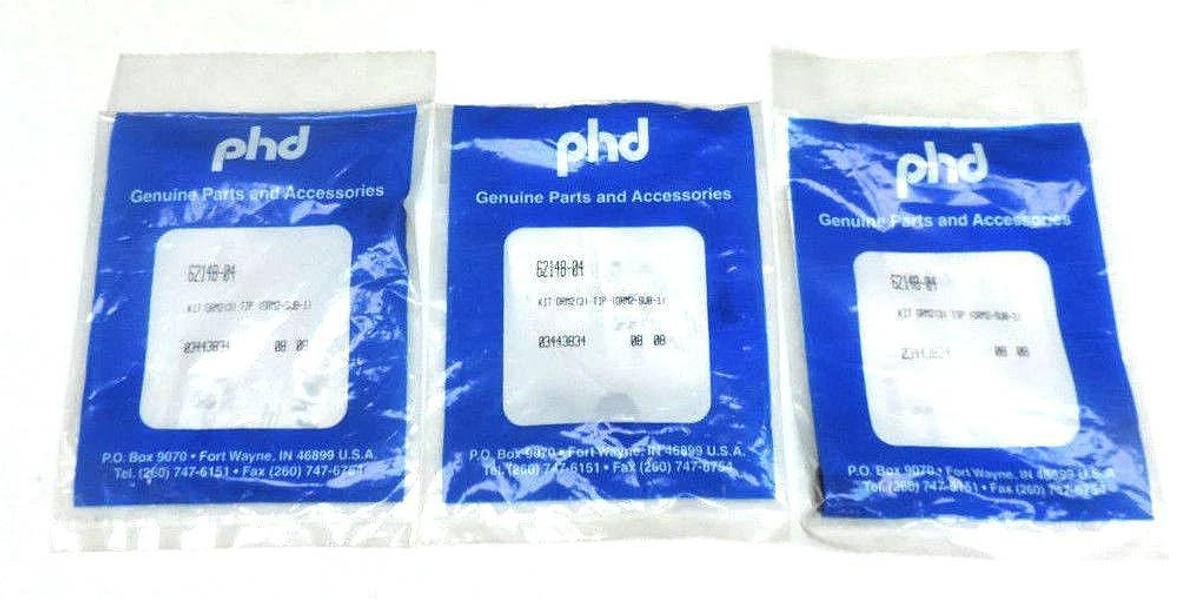Used LOT OF 3 NIB PHD 62148-04 KITS: GRM2(3) TIP (GRM2-SUB-1) 6214804