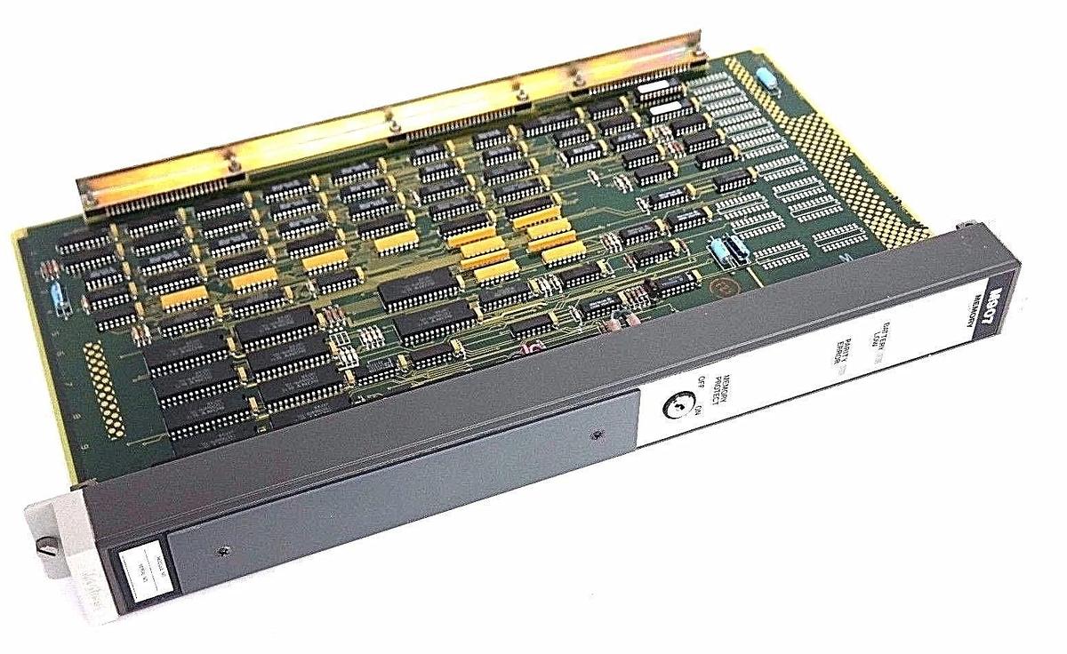 Used AEG MODICON M907-122 MEMORY MODULE REV A14, PCB M907-100 REV A2