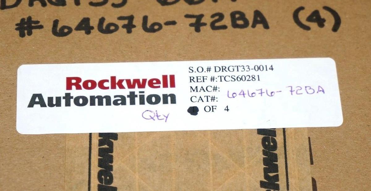 Used FACTORY SEALED ALLEN BRADLEY 64676-72BA FUSE 6467672BA