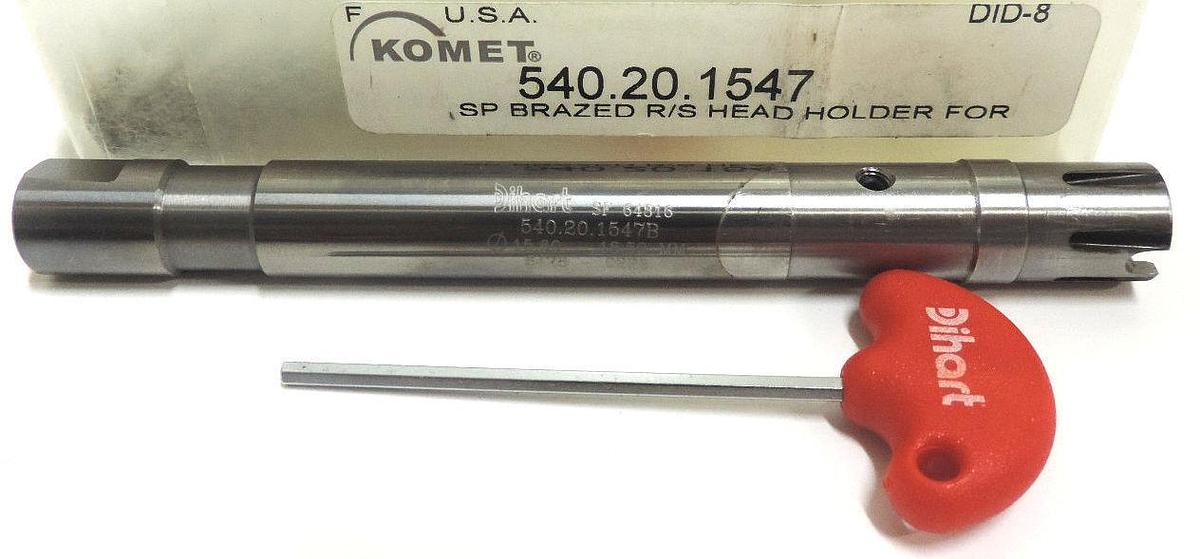 Used NEW KOMET DIHART REAMER 540.20.1547 STAINLESS SP BRAZED R/S HEAD H, 1547B