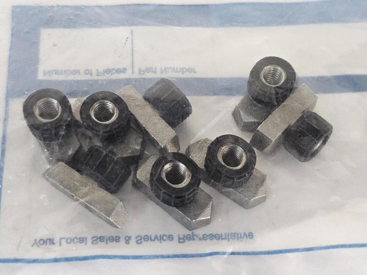 Used LOT OF 8 NEW SWAGELOK SS-S0-RNM METRIC RAIL NUTS SSS0RNM