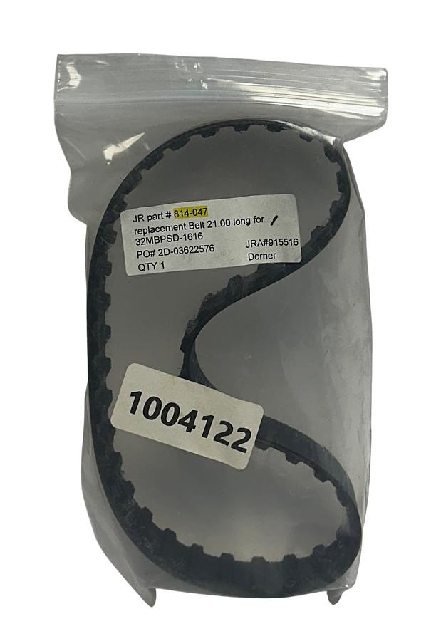 Used DORNER 814-047 / 210H / 814047 OEM BESTORQ REPLACEMENT BELT 21'' LONG NSMP