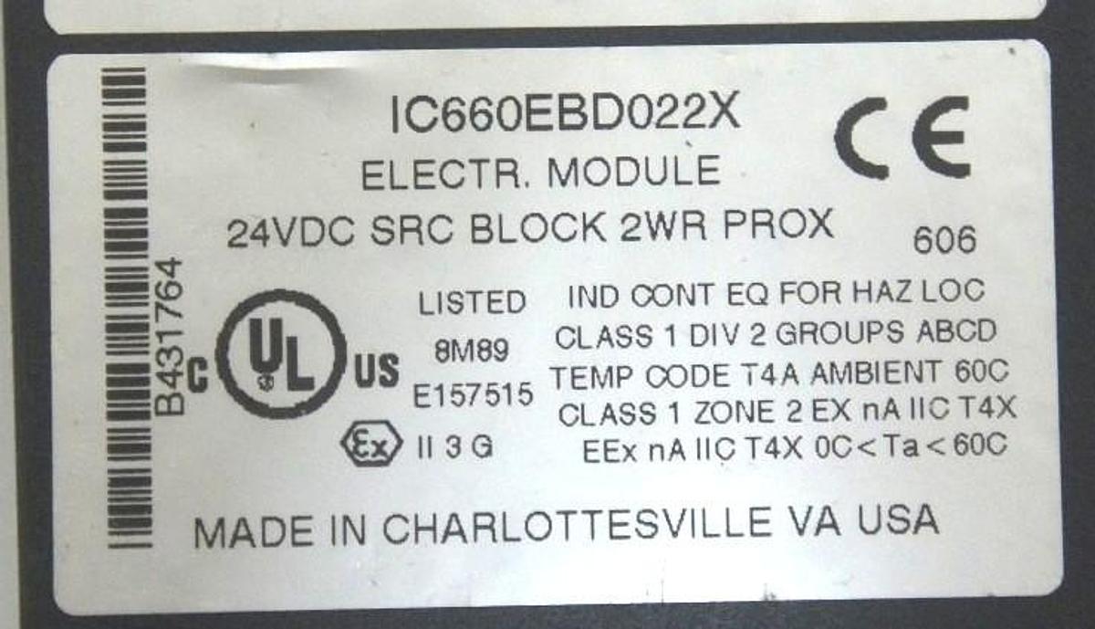 Used GE FANUC IC660EBD022X ELECTRIC CIRCUIT MODULE IC660EBD022