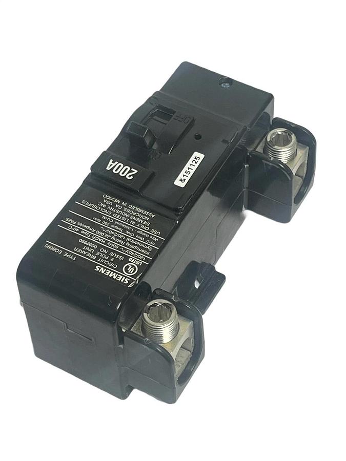 Used Siemens EQ8695 200 Amp 2-Pole Main Circuit Breaker 120/240V