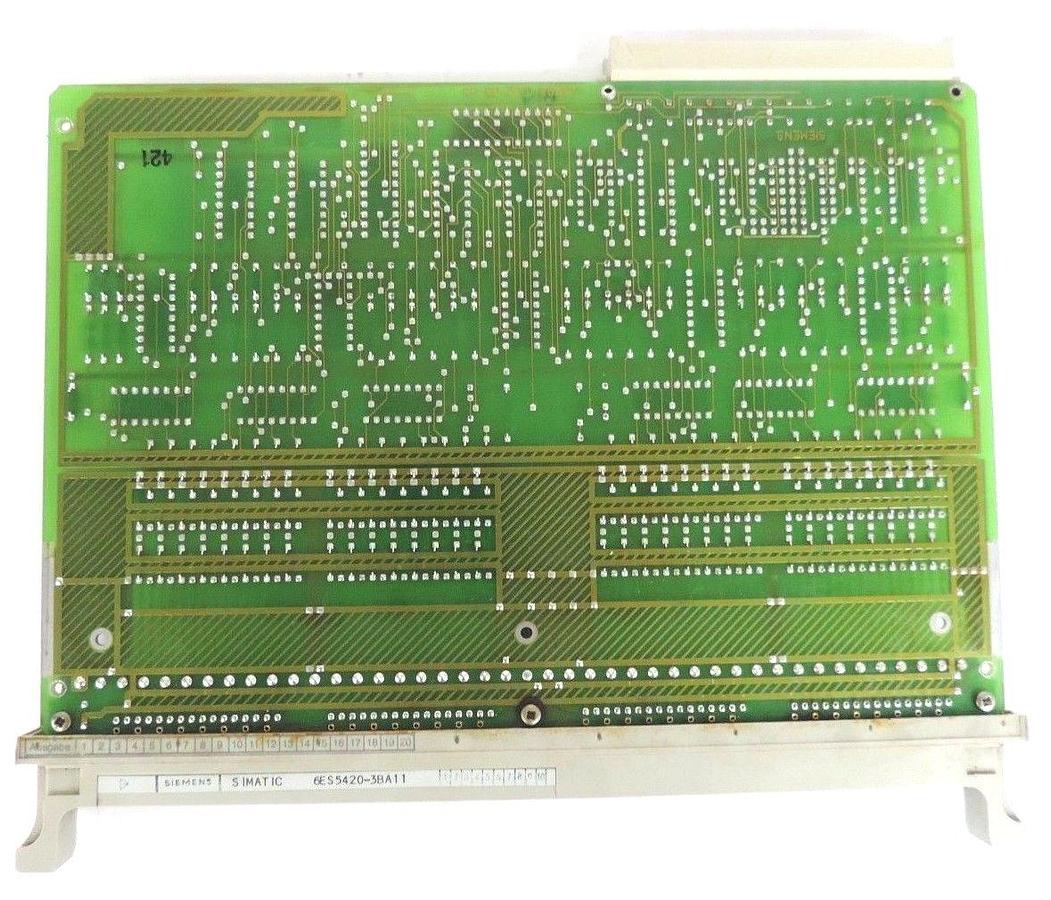 Used SIEMENS C79040-A92-C192-1-87 PC BOARD ASSEMBLY 32WAY, 6ES5420-3BA11