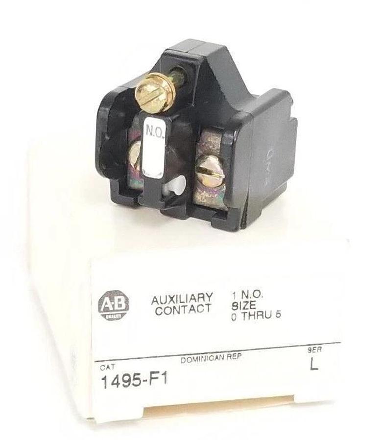 Used NIB ALLEN BRADLEY 1495-F1 SER. L, SIZE 0-5 CONTACT, 1495F1