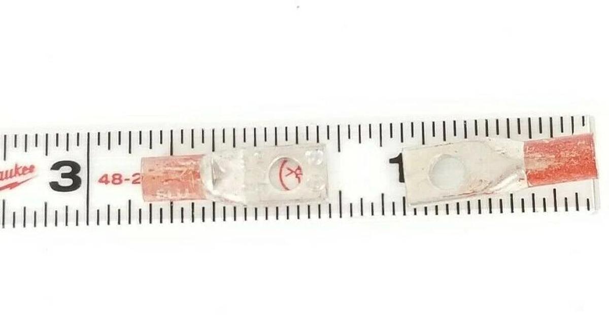 Used LOT OF 28 THOMAS & BETTS PUC B-6 RED ELECTRICAL CRIMP CONNECTORS 8 CU S14/10