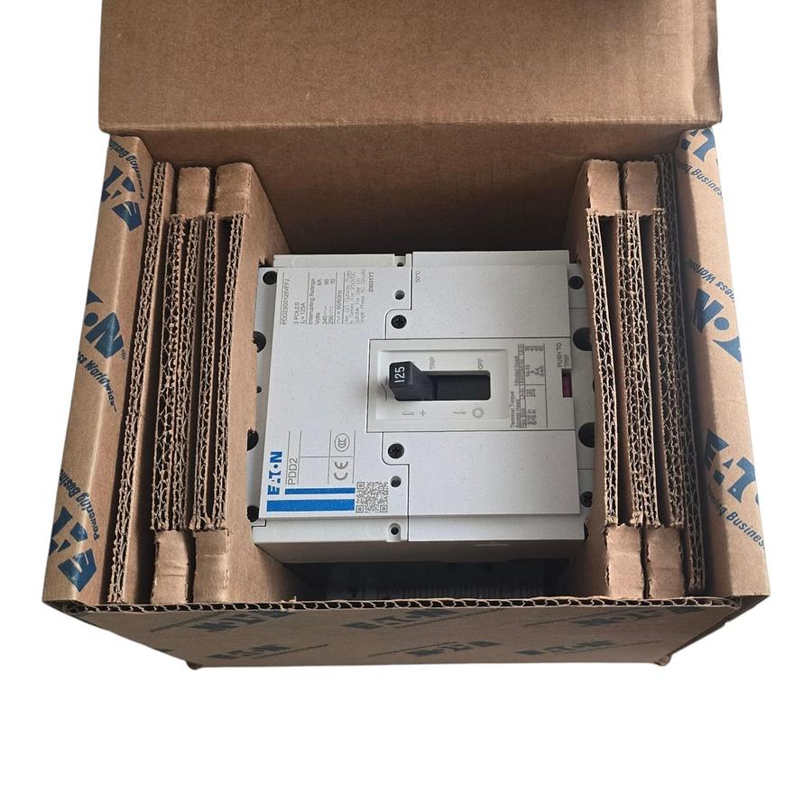 Used Eaton C-H PDD23G0125VFFJ Power Defense 125A 3P 240V 65kAIC Breaker NSMP