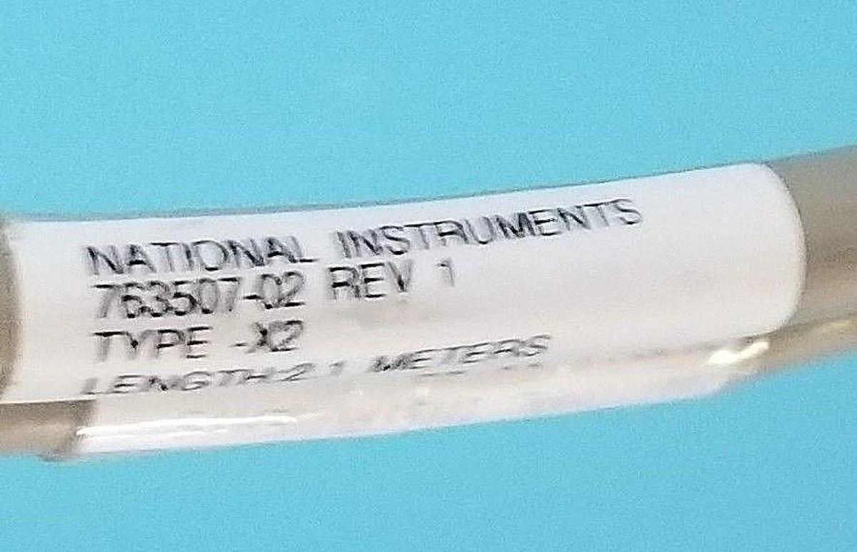 Used NATIONAL INSTRUMENTS 763507-02 & 763061-02 COMMUNICATION CABLES