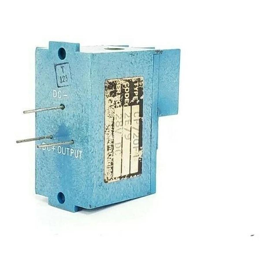 Used EAGLE SIGNAL CP720F1 I/O CONVERTER RELAY 28V DC, TELEDYNE 673-21