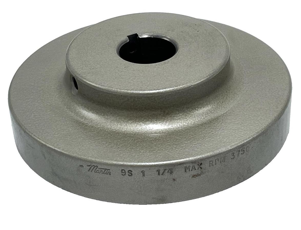 Used Martin 9S 1-1/4 Quadra-Flex Coupling Flange 1.25" Bore  6-23/64" OD  High Speed