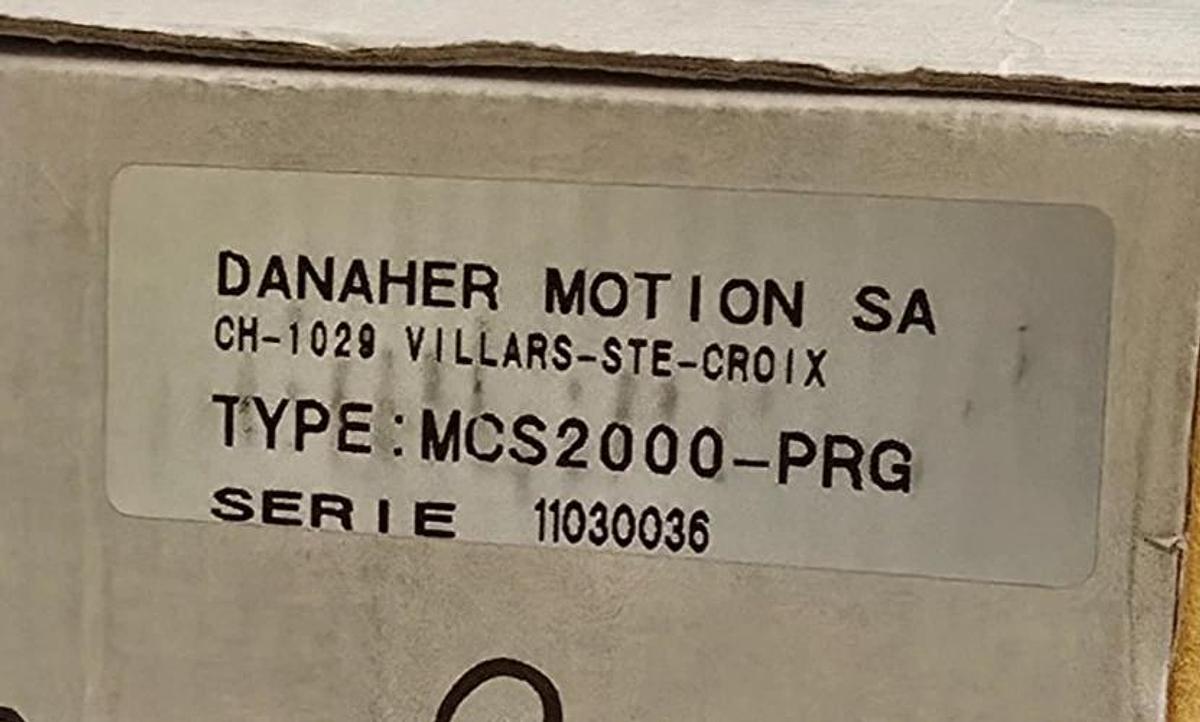 Danaher Motion | Warner MCS2000-PRG Tension Control Programmer P/N: 6910-101-090