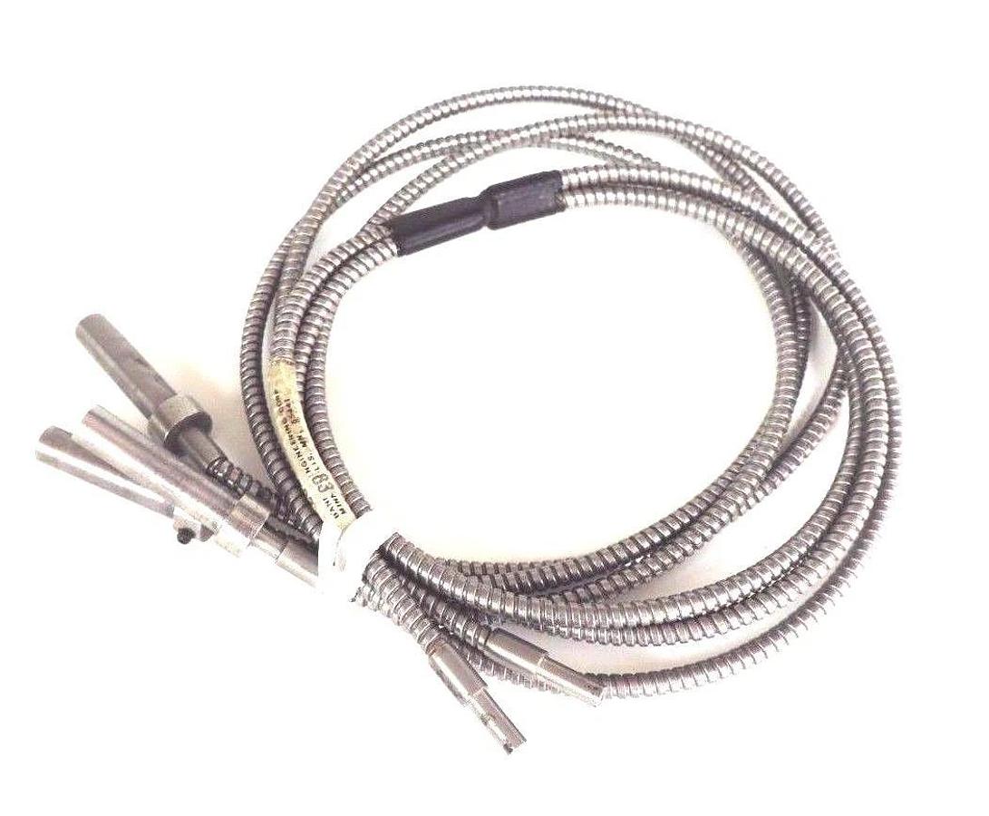 Used BANNER TBM.53S GLASS FIBER OPTIC CABLE TBM53S