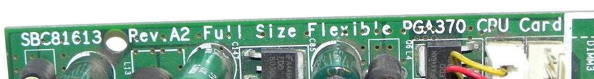 Used MOTOROLA SBC81613 REV. A2 FULL SIZE FLEXIBLE PGA370 CPU CARD