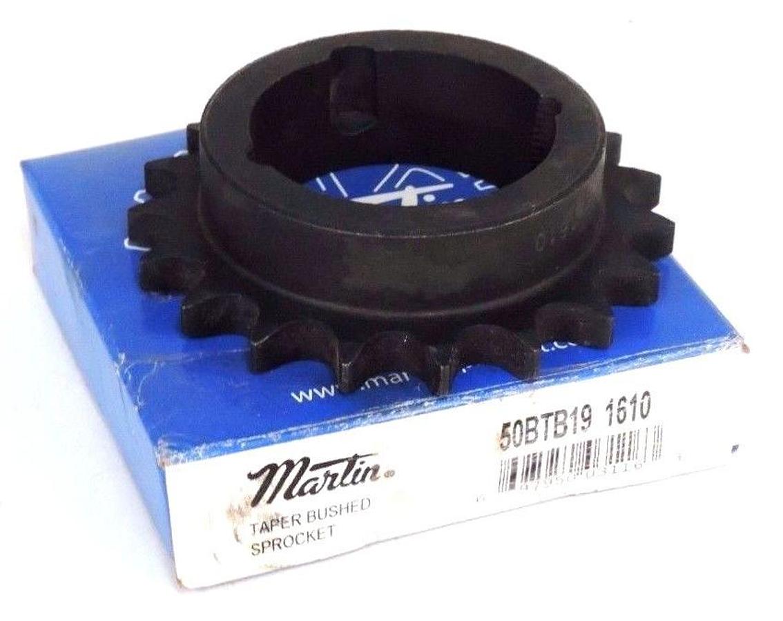 Used NIB MARTIN 50BTB19-1610 TAPER BUSHED SPROCKET 50BTB191610