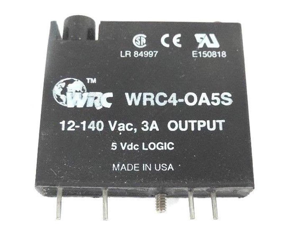 Used WRC WRC4-OA5S LOGIC MODULE 3AMP 12-140VAC 5VDC LOGIC OUTPUT WRC4OA5S