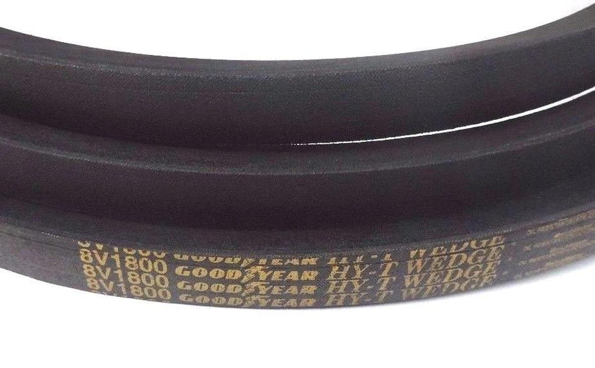 Used NEW GOODYEAR 8V1800 HY-T WEDGE V-BELT SUPER HC WIDTH-1INCH 180INCH CIRCUMFERENCE