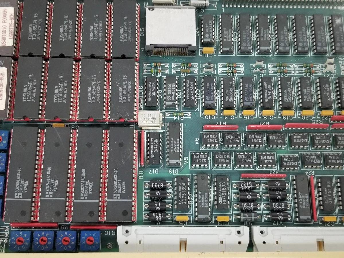 Used ABB / STROMBERG USART86-8CH+MEM CONTROL CARD 57088648 USART86-8CH 57772115 D