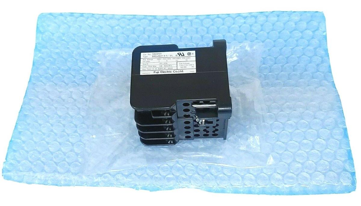 Used NEW FUJI ELECTRIC 1RC0F01 CONTACTOR 20AMP 600V COIL 120VAC SRCa3631-5-1/UL