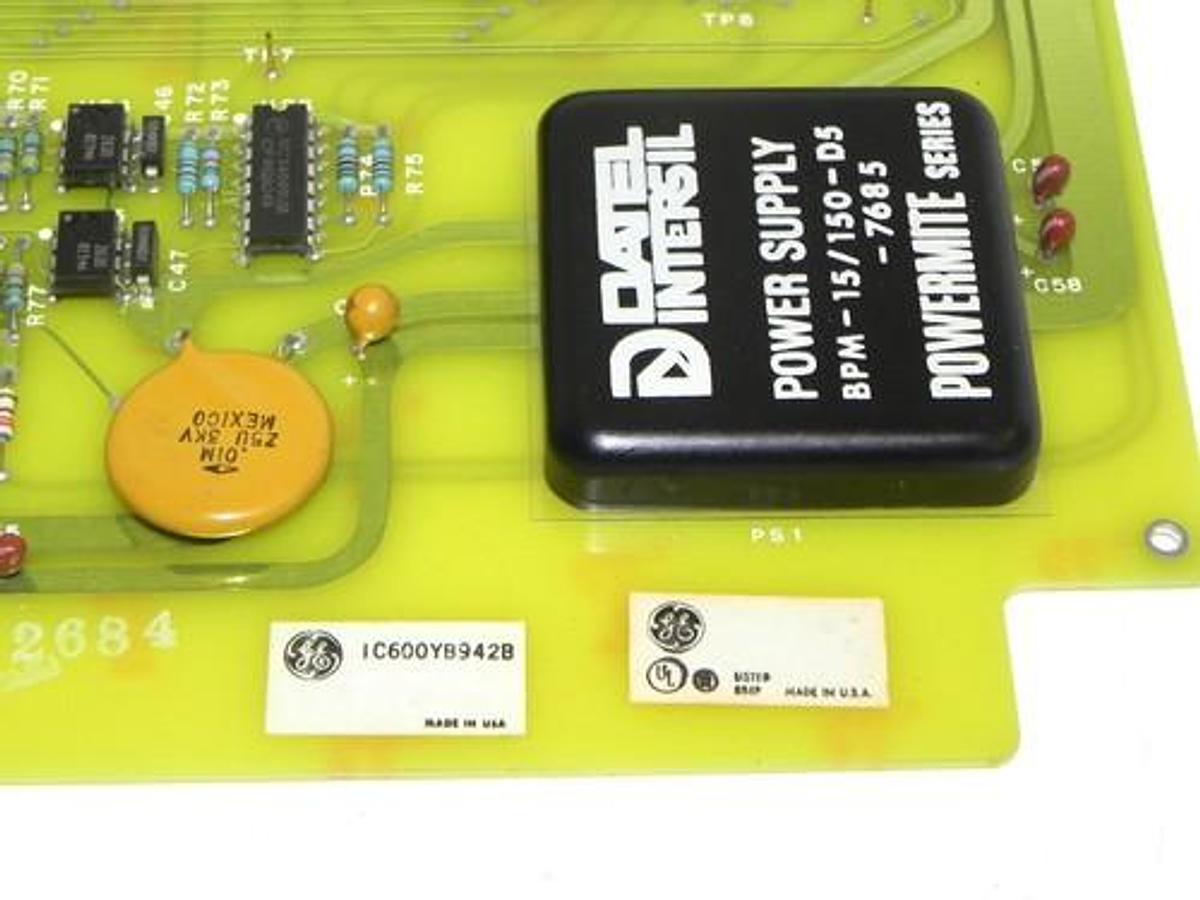 Used GE FANUC IC600YB942B OUTPUT MODULE 44A717106-010 W/ IC600FP941 FRONT COVER