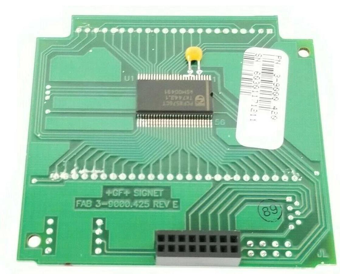 Used GF SIGNET 3-9000.420 DISPLAY BOARD FOR FLOW CONTROLLER 3-9000.425 REV. E