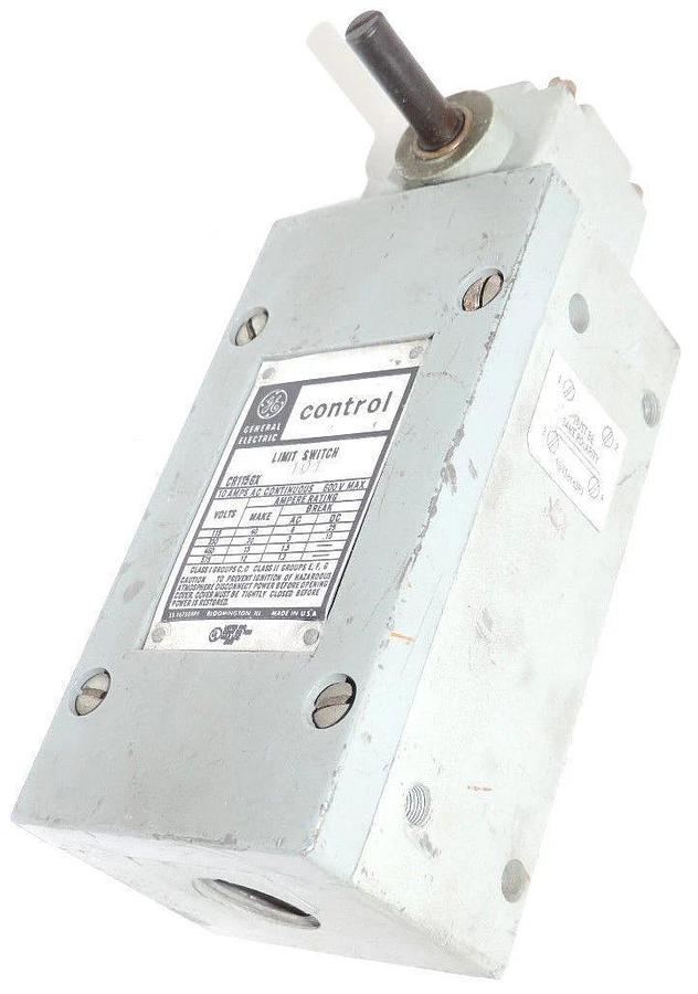 Used GENERAL ELECTRIC CR115GX101 LIMIT SWITCH 10AMP 600V MAX CR115-GX101