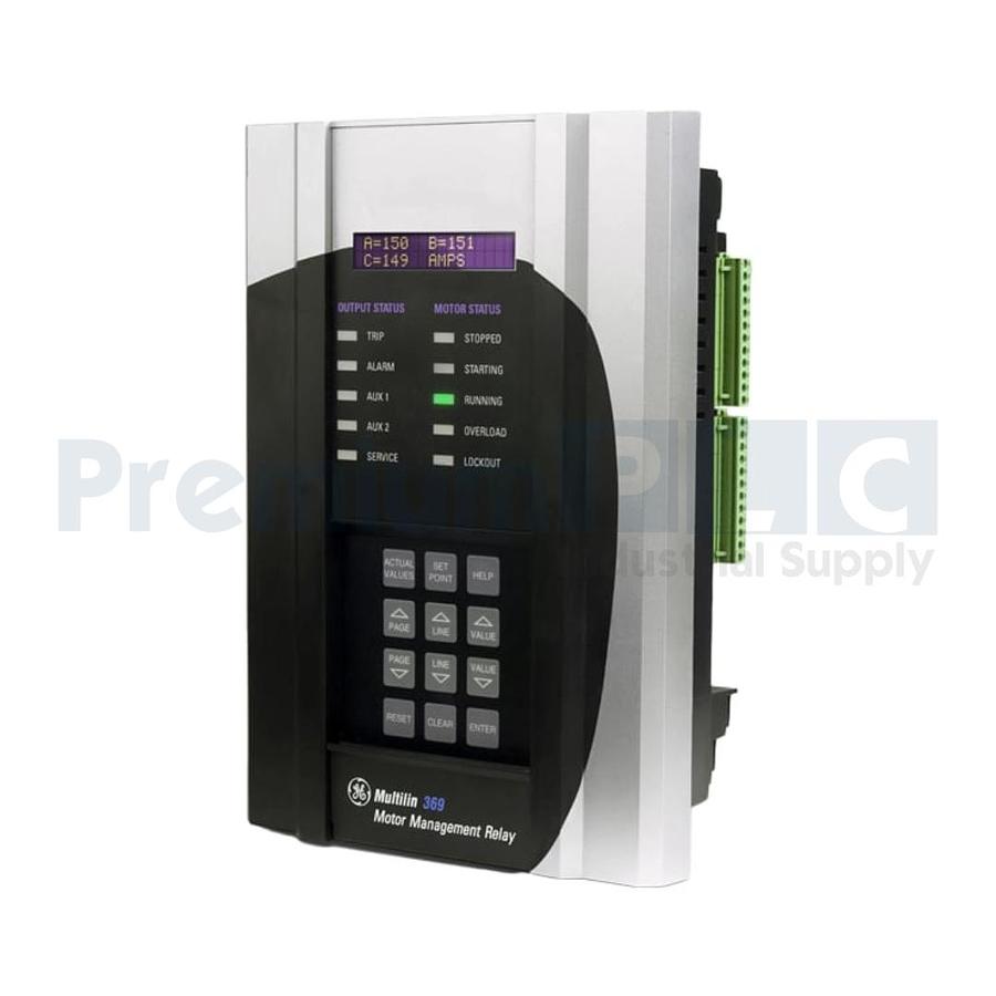 Used GE Multilin 369 Legacy MOTOR MANAGEMENT PROTECTION RELAY 369-HI-R-0-0-0-0-E NSMP