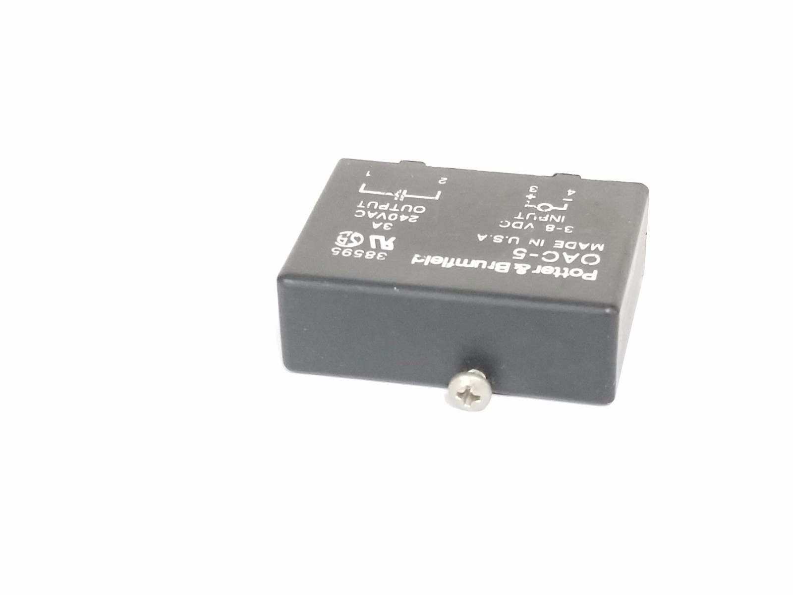 Used POTTER & BRUMFIELD OAC-5 I/O MODULE 3A, 240VAC OAC5