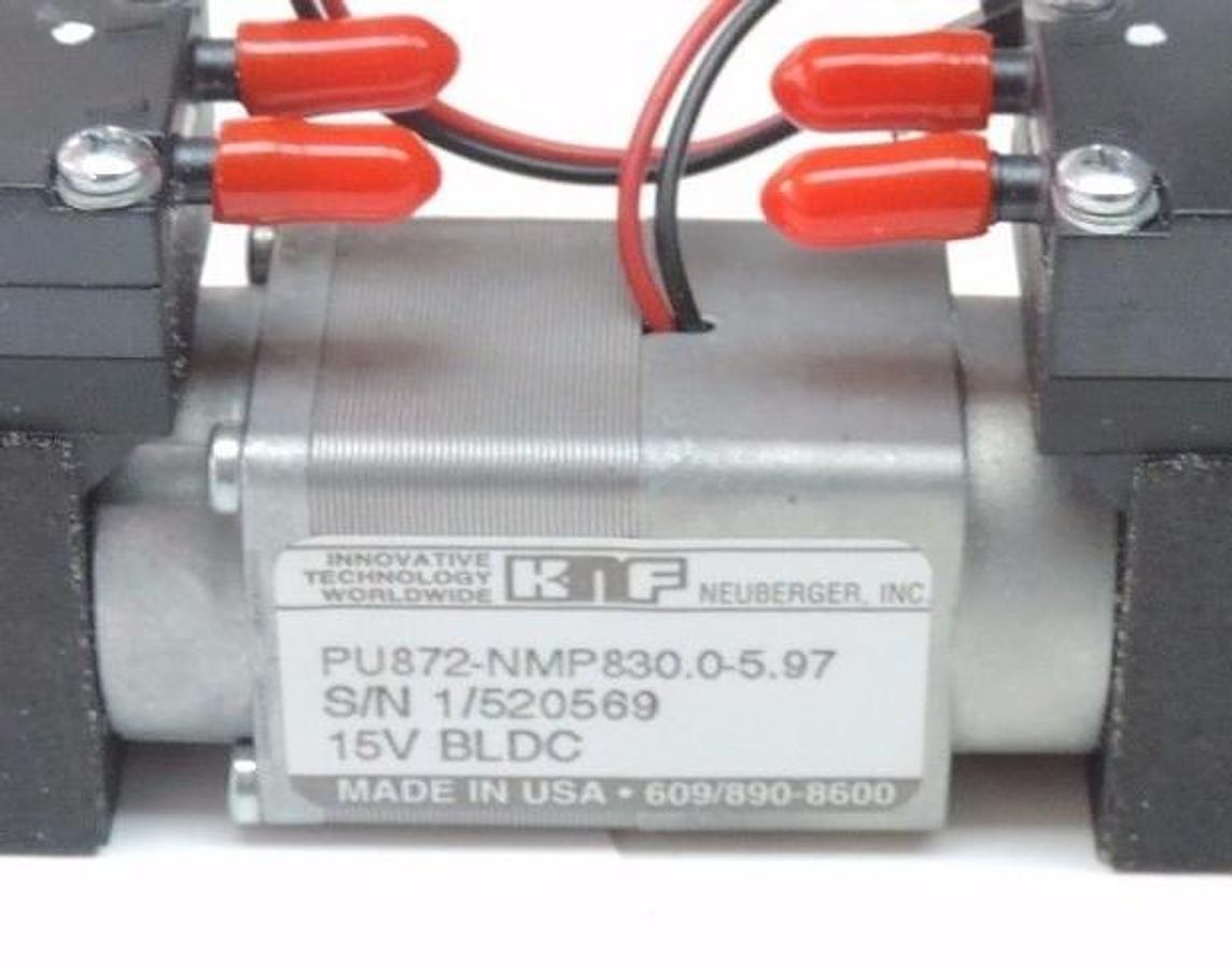 Used NIB WATERS WAT079707 VACUUM PUMP VAC DEGAS, KNF PU872-NMP830.0-5.97