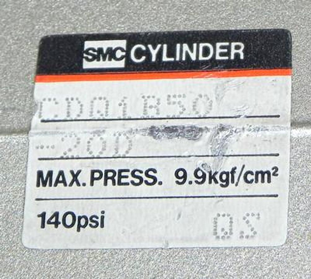 Used SMC CDQ1B50-20D CYLINDER CDQ1B5020D 140PSI