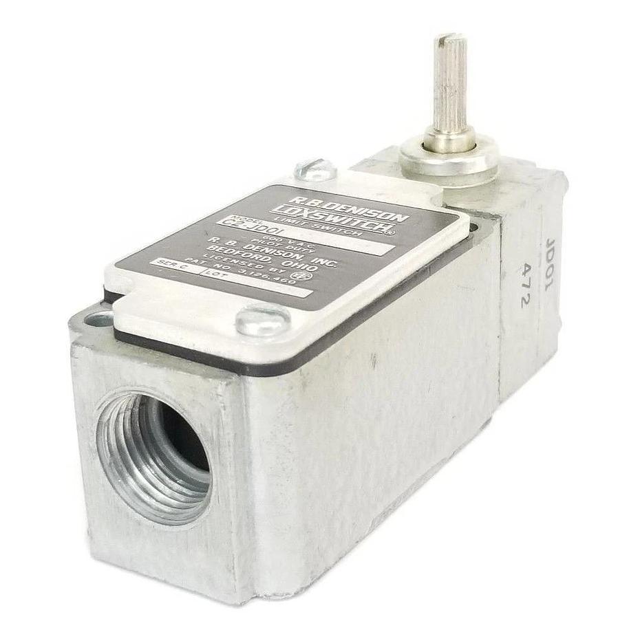 Used R.B. DENISON LOXSWITCH C2-JD01 LIMIT SWITCH 600VAC, SER. C, C2JD01V