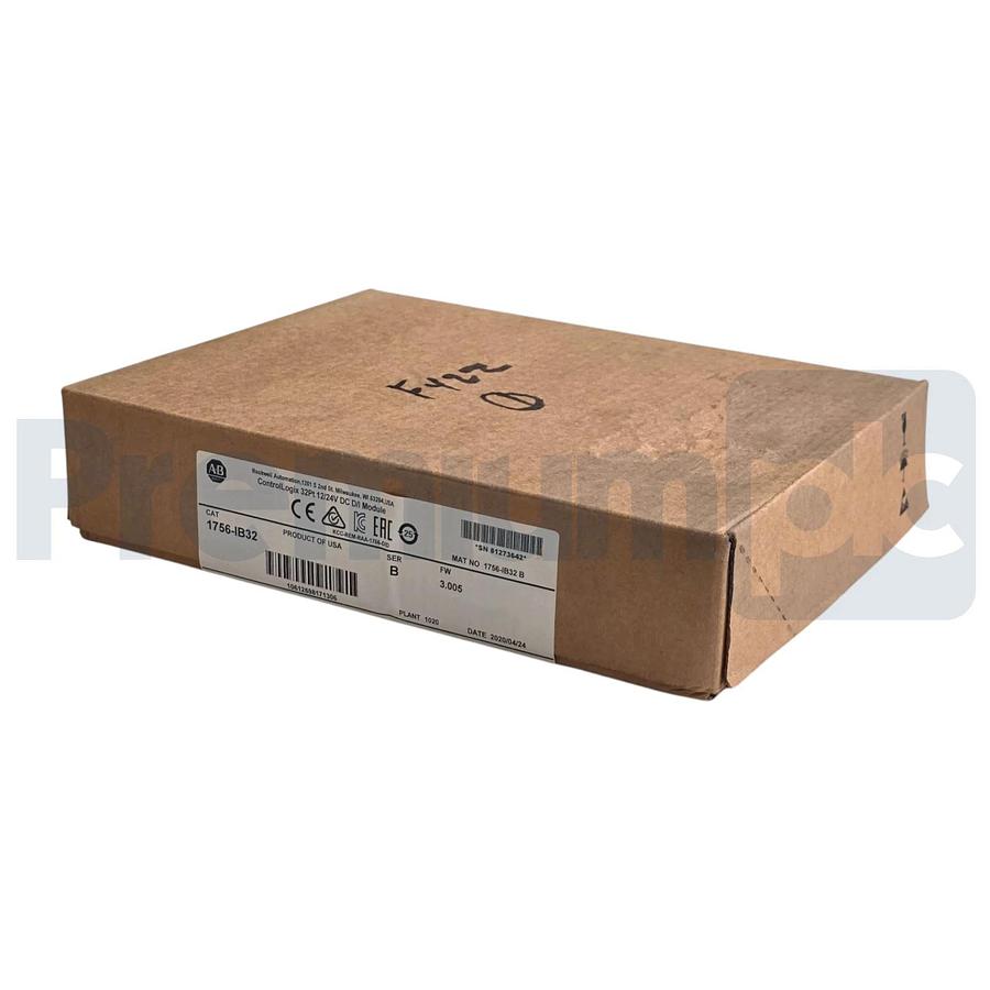 Used Allen-Bradley 1756-IB32 /B ControlLogix 32PT DC Input Module F/W 3.005 NSFS 785343053356